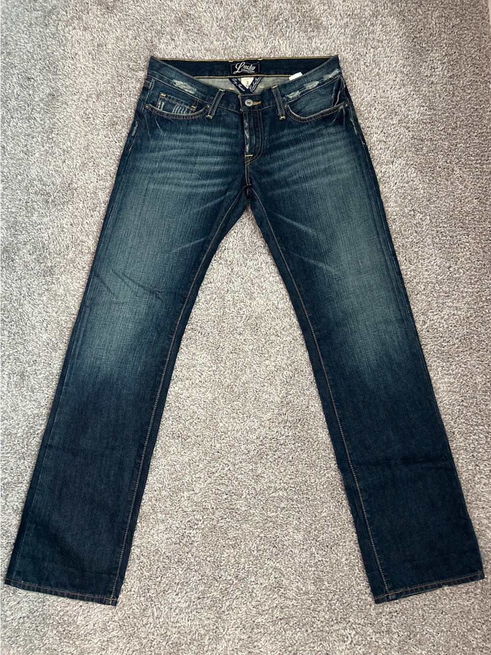 Lucky Brand Dark Blue Straight Jeans